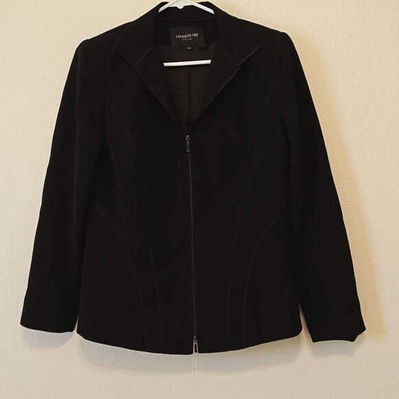 Lafayette 148 black blazer size 8 - Picture 1 of 10